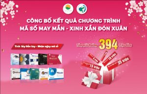 Công bố kết quả chương trình "Mã số may mắn - Xinh xắn đón xuân"