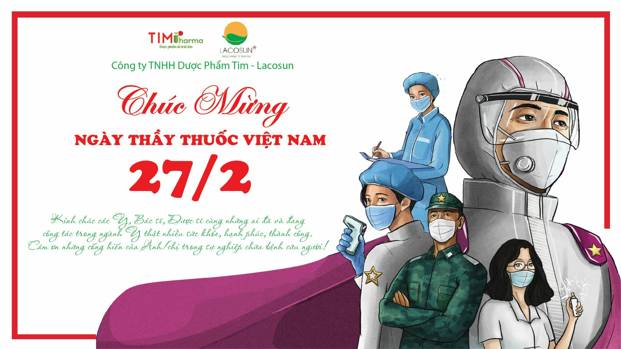 Chúc mừng ngày Thầy thuốc Việt Nam